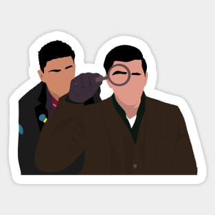 Edwin Paine and Charles Rowland from Dead Boy Detectives Sticker